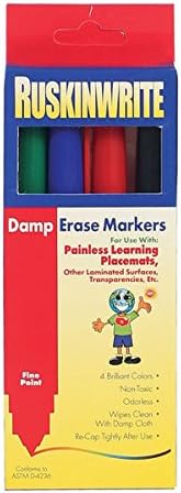 Damp Erase Markers