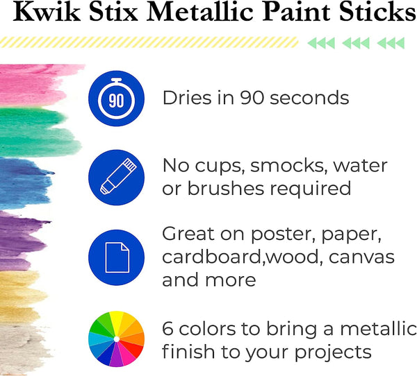 Kwik Stix Tempera Metallic
