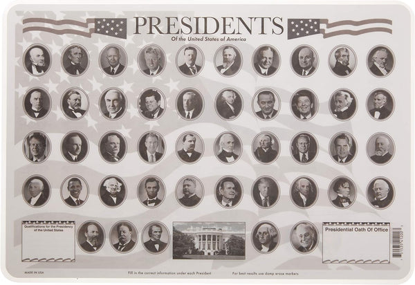 Presidents Placemat