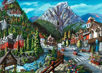 Welcome To Banff 1000pc