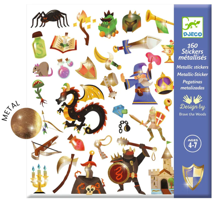 Medieval Fantasy Stickers Djeco