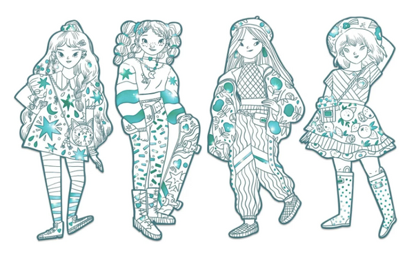 Demoiselle Angele & Friends Coloring