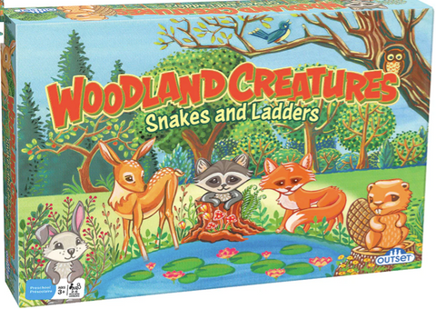 Woodland Creatures Snakes & Ladder