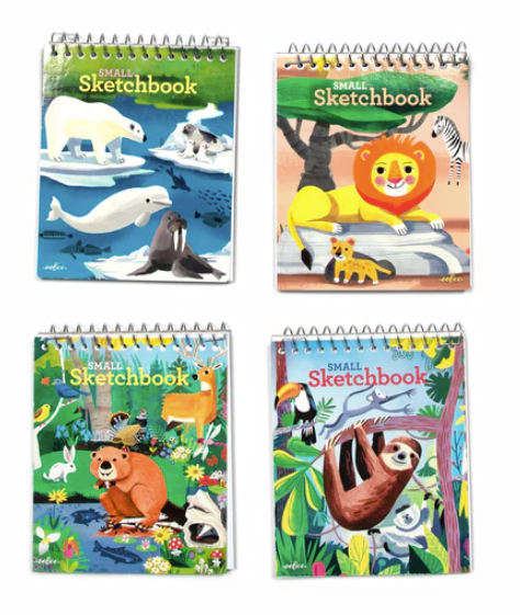 Animals in Wild Small Sketchbook Asst
