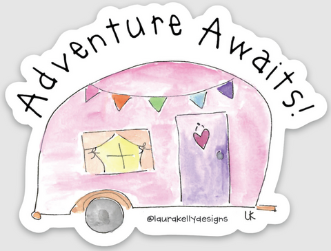 Adventure Awaits Sticker