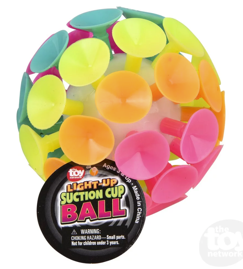 Light-Up Suction Cup Ball