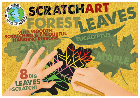 Scratch Art Leaves
