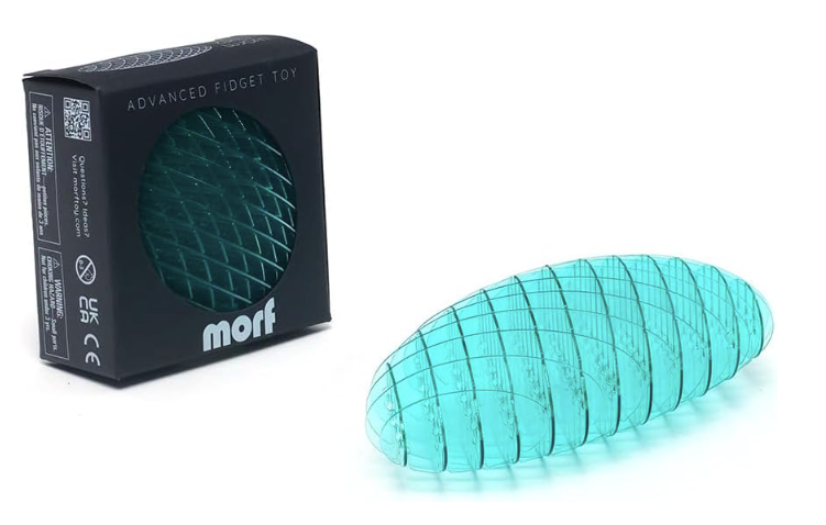Morf Fidget Worm Blue Big