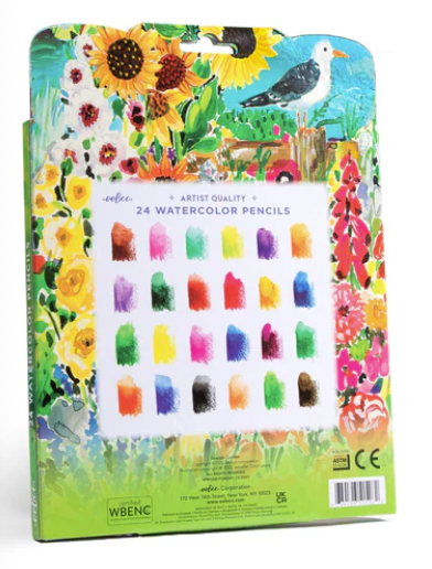 Seaside Garden 24 Watercolor Pencils