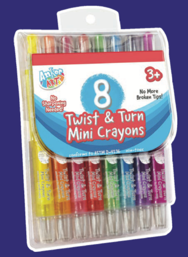 8 Twist & Turn Mini Crayons