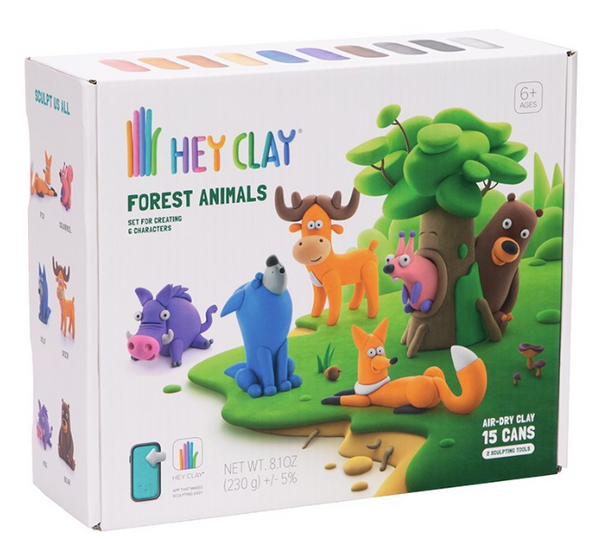 Hey Clay Forest Animals