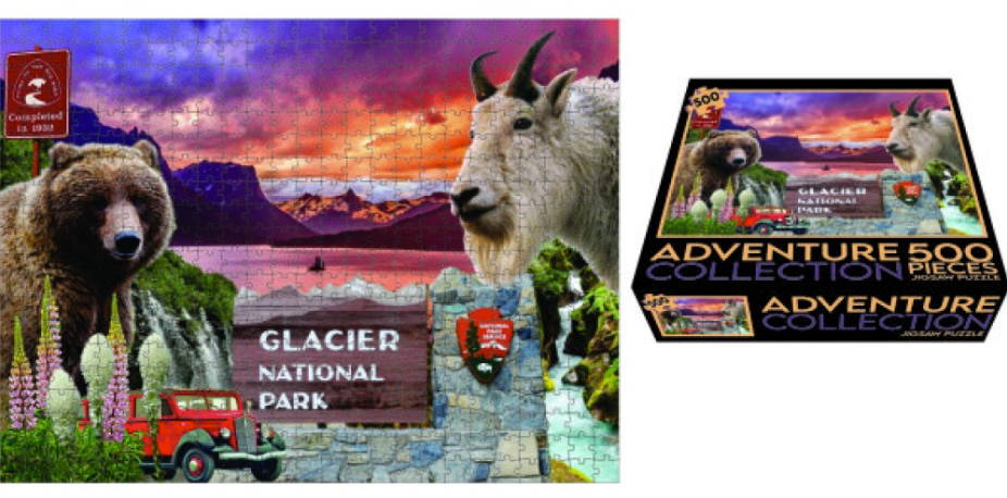 Glacier N.P. Collage 500 Pc