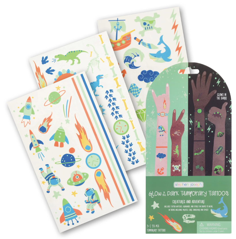Temporary Tattoo Glow Creatures