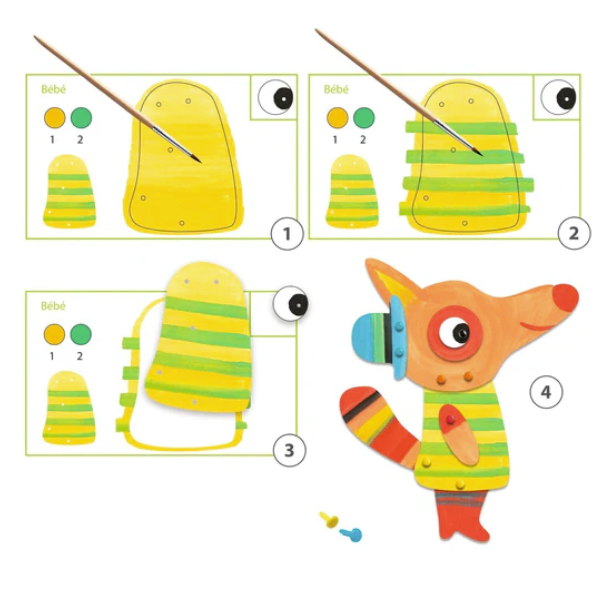 Fox Family Paint Kit
