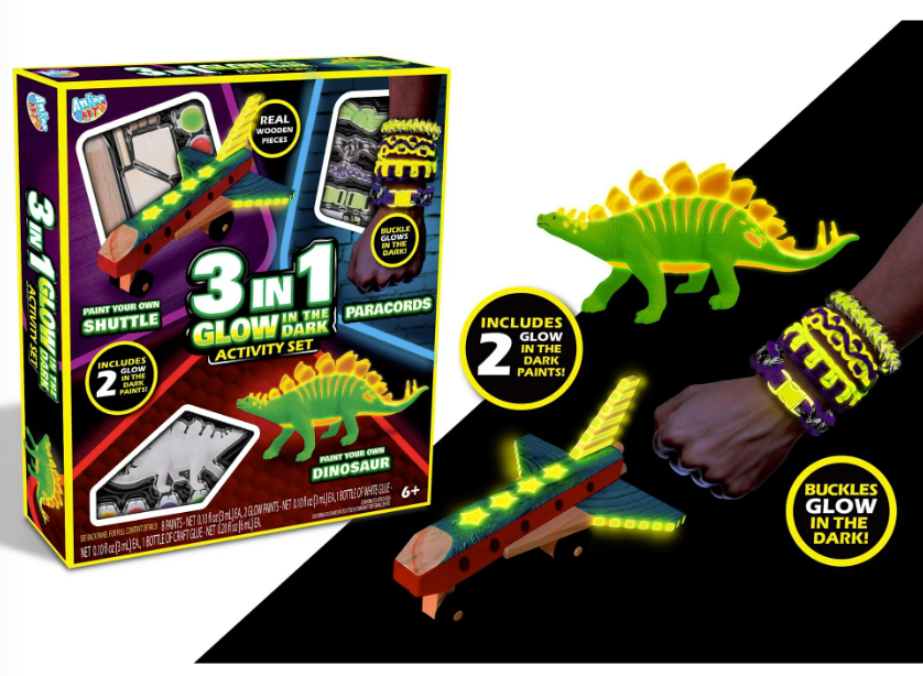 3 In 1 Glow In The Dark Activity