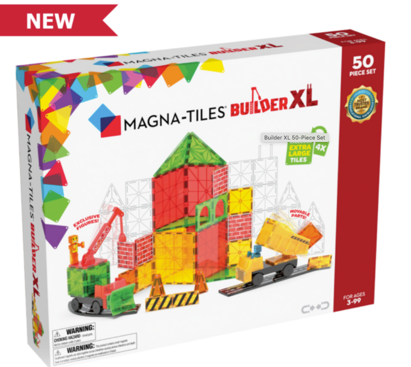 Magna-Tiles Builder XL 50 Pc Set