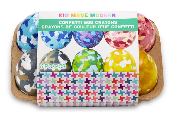 Confetti Egg Crayons