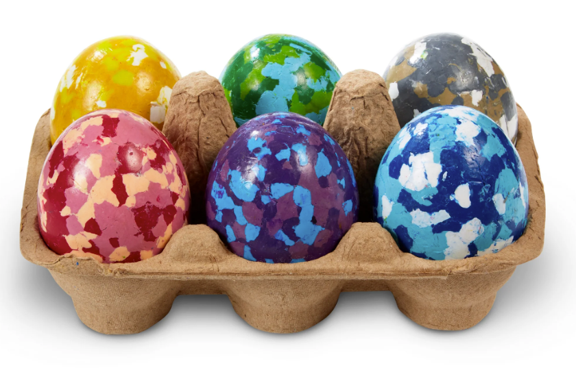 Confetti Egg Crayons