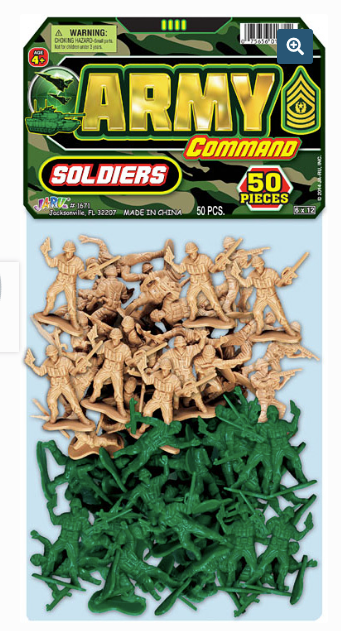 50 Plastic Soldiers