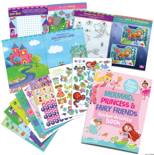 Sticker Activity Bk - Mermaid Princess Fairy