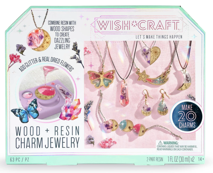 Wood & Resin Charm Jewelry