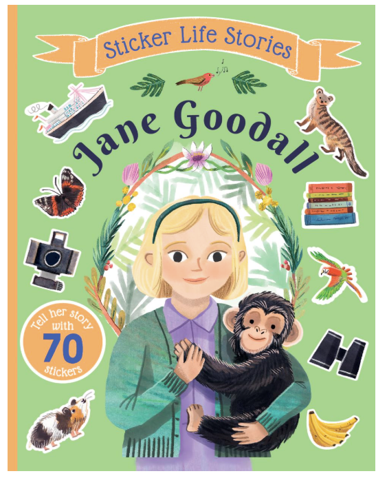Sticker Life Stories-Jane Goodall