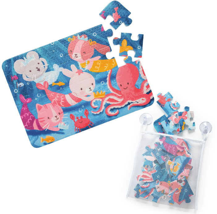 Foam Bath Puzzle Mermaid