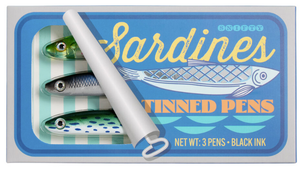 Tinned Fish Pens 3 Pack