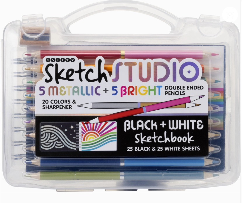 Sketch Studio B & W Travel Set