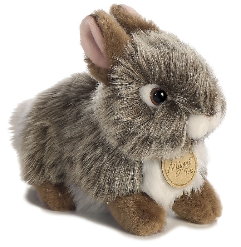 7" Baby Bunny Grey