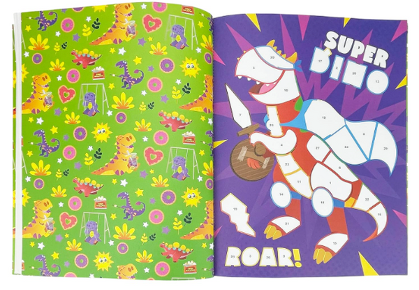 Sticker by Number - Dinosaurs
