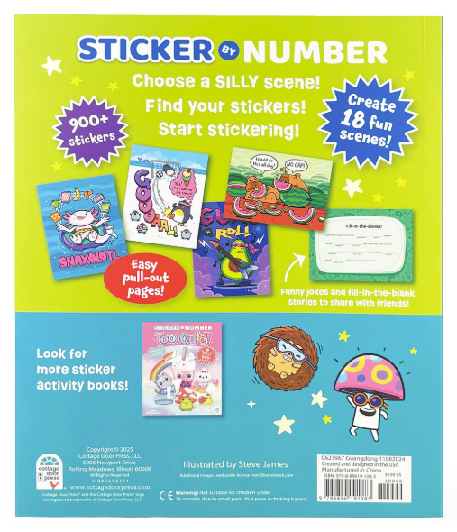 Sticker by Number - Too Funny!