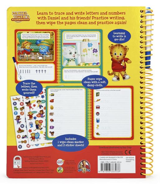 Writing & Tracing - Daniel Tiger