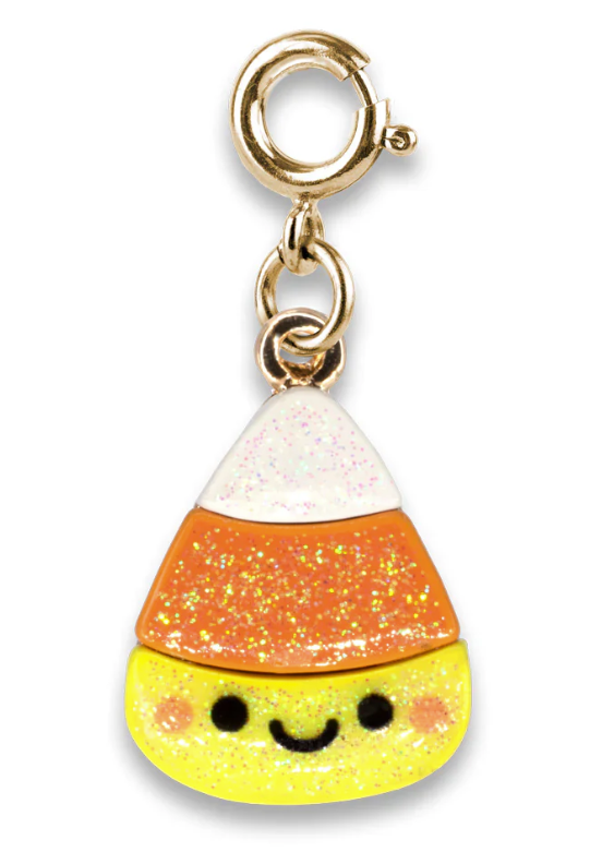 Gold Glitter Candy Corn Charm