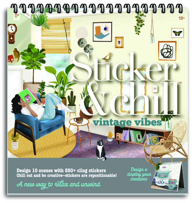 Sticker & Chill Vintage Vibes