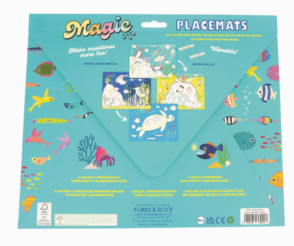 Magic Water Placemats - Ocean