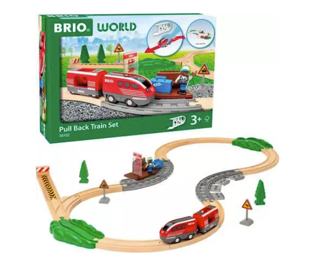 Pull Back Train Set
