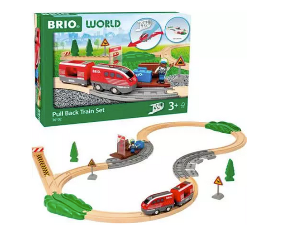Pull Back Train Set