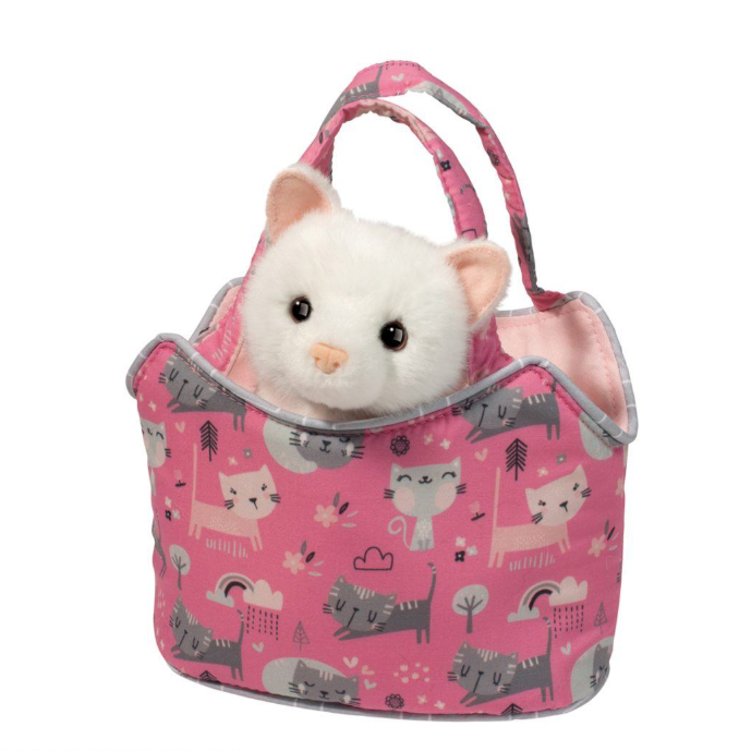 Sassy Sak Purr-fect Pals W/White Cat