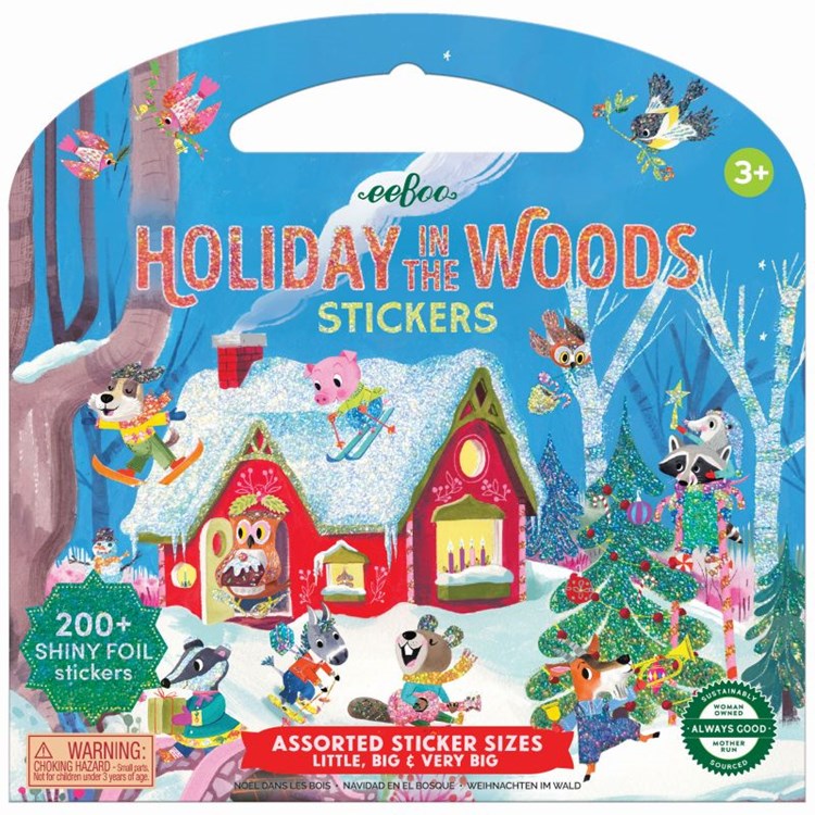 Holiday in Woods Shiny Stickers