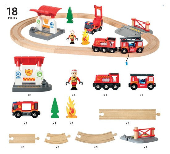Rescue Firefighter Set Brio