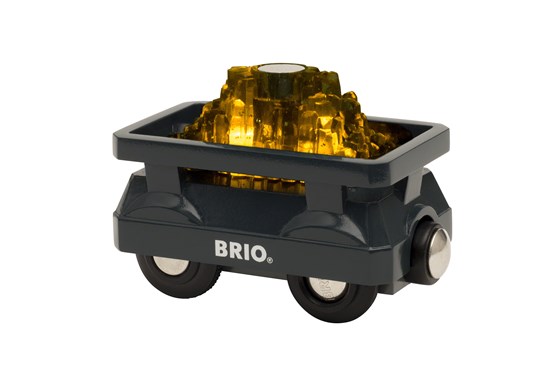 Light Up Gold Wagon Brio
