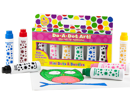 6-Pack Jewel Tones Mini Dot
