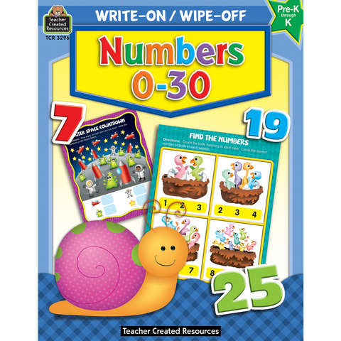 Write/Wipe Numbers 0-30