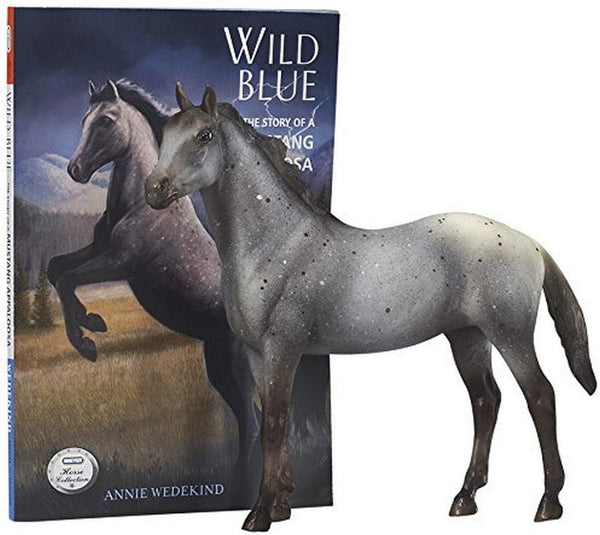 Wild Blue, Horse W/ Book