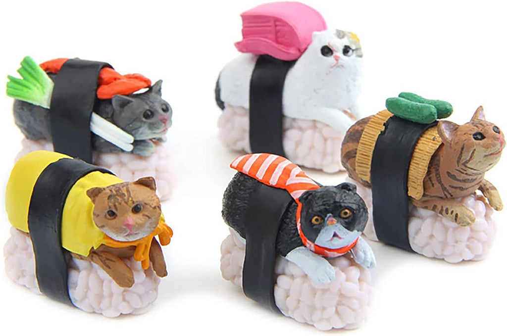 Sushi Cat Figurines