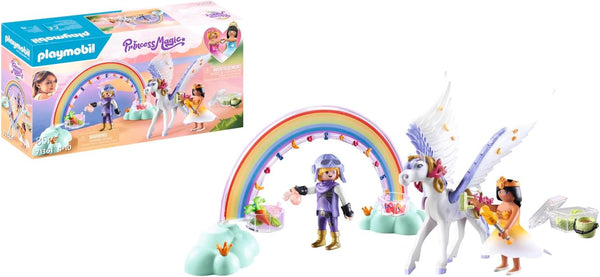 Pegasus w/Rainbow in the Clouds
