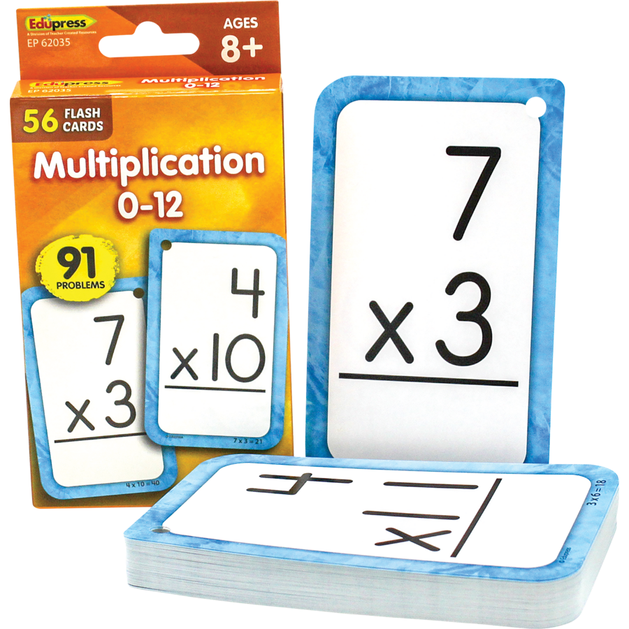 Multiplication 0-12 Flash Cards – Imagination Station