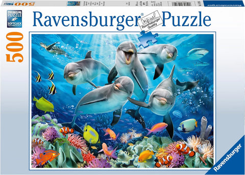 Dolphins in the Coral Reef 500pc