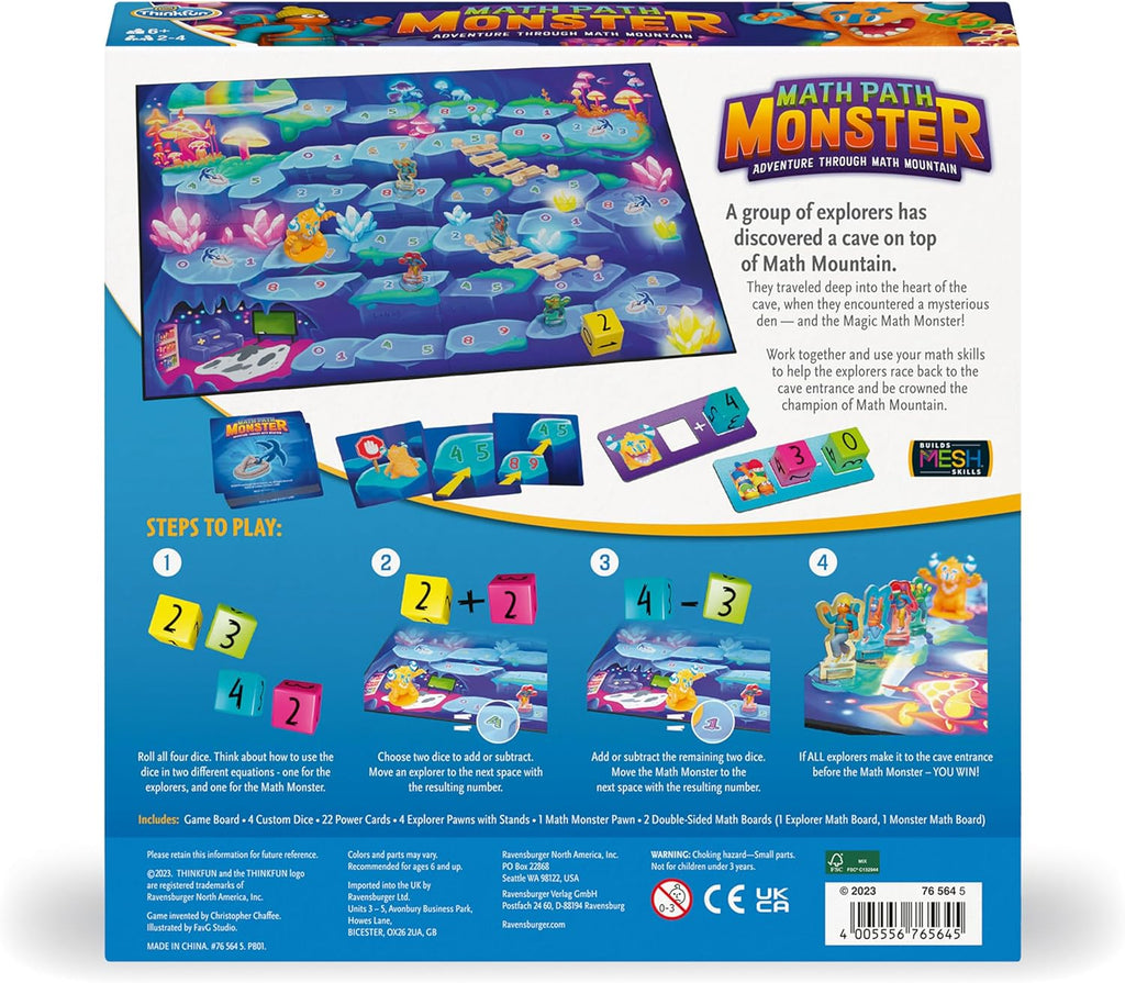 monsters math game Math Path Monster Game – Imagination Station